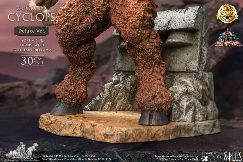 The 7th Voyage of Sinbad Soft Vinyl Statue Ray Harryhausens Horned Cyclops Deluxe Version 32 cm product photo