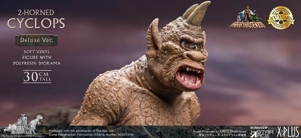 The 7th Voyage of Sinbad Soft Vinyl Statue Ray Harryhausens Horned Cyclops Deluxe Version 32 cm product photo