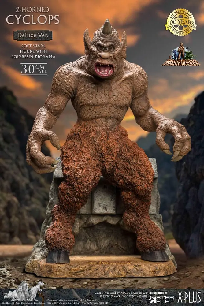 The 7th Voyage of Sinbad Soft Vinyl Statue Ray Harryhausens Horned Cyclops Deluxe Version 32 cm product photo