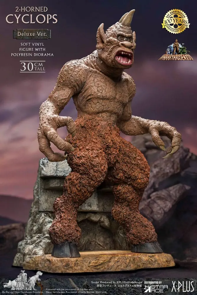 The 7th Voyage of Sinbad Soft Vinyl Statue Ray Harryhausens Horned Cyclops Deluxe Version 32 cm product photo