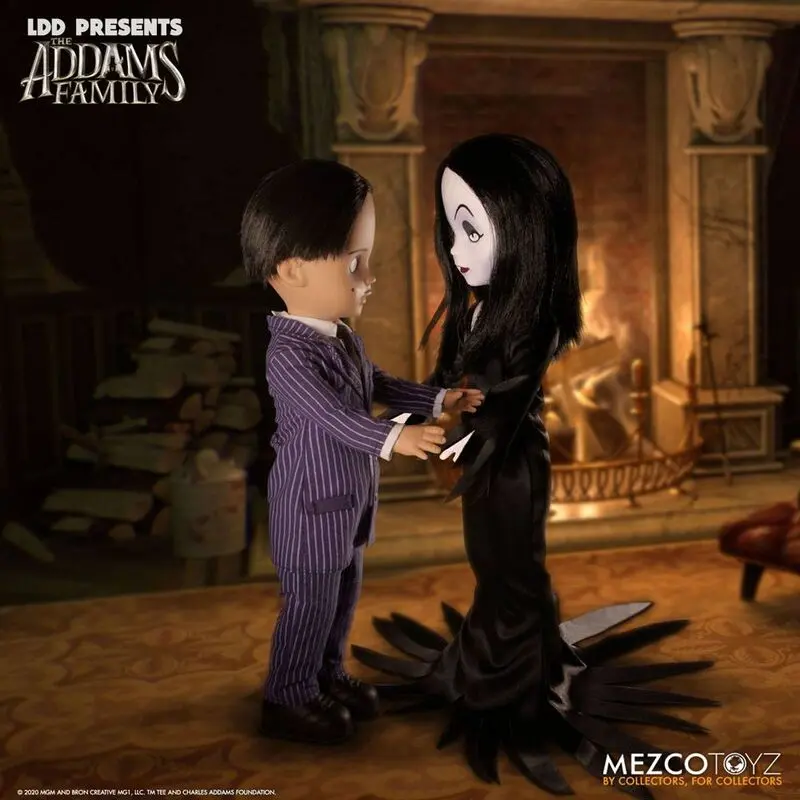 The Addams Family Living Dead Dolls Gomez &amp; Morticia 25 cm product photo