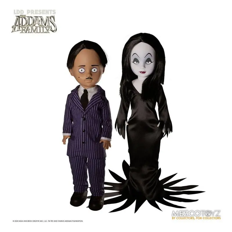 The Addams Family Living Dead Dolls Gomez &amp; Morticia 25 cm product photo