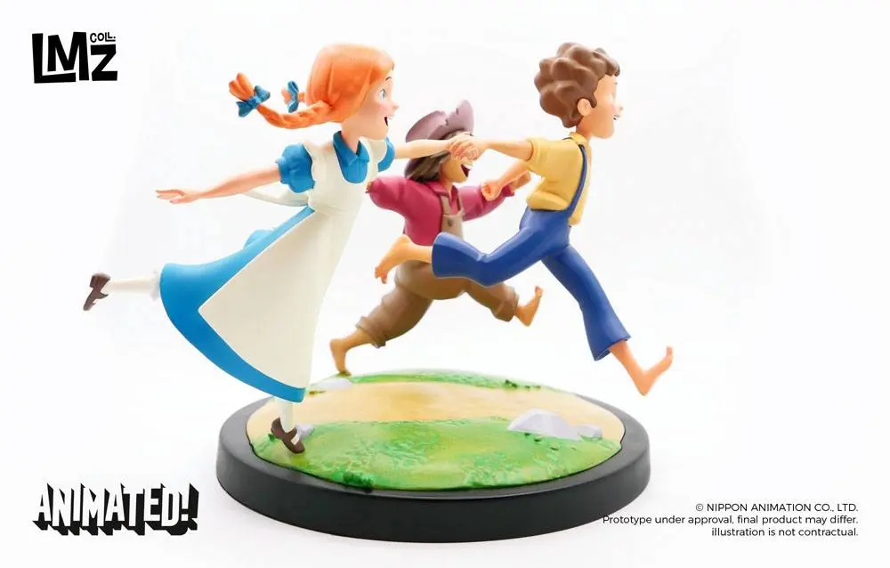 The Adventures of Tom Sawyer Animated! Statue Tom, Huck &amp; Becky 23 cm product photo