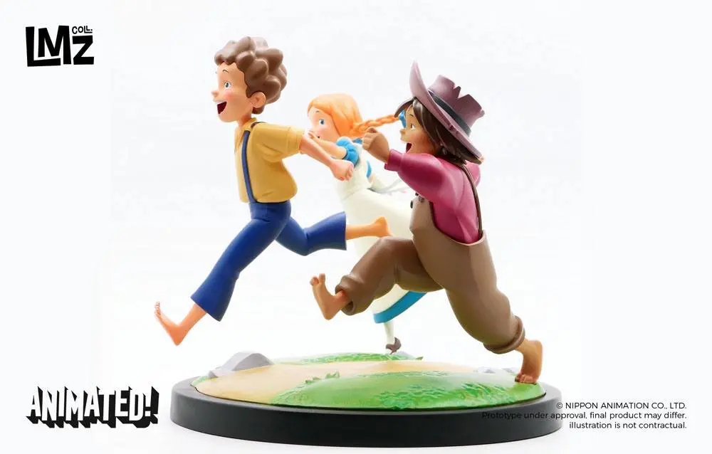 The Adventures of Tom Sawyer Animated! Statue Tom, Huck &amp; Becky 23 cm product photo