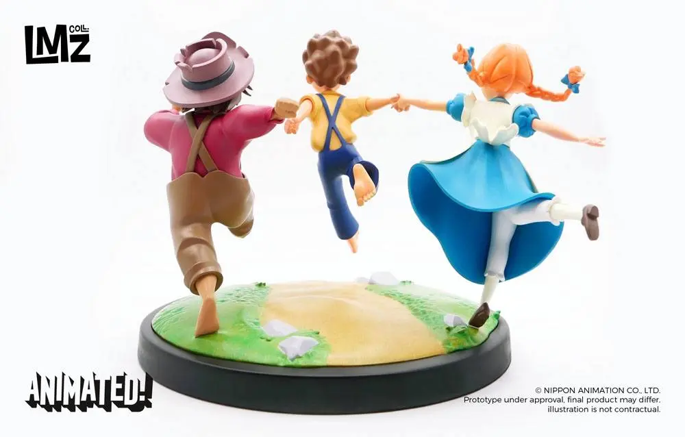 The Adventures of Tom Sawyer Animated! Statue Tom, Huck &amp; Becky 23 cm product photo