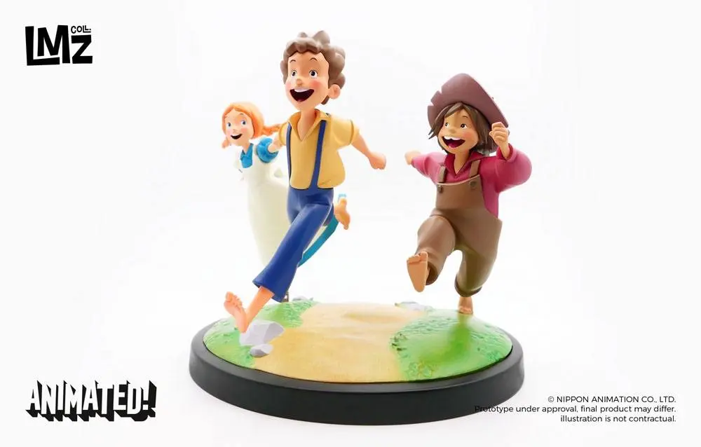 The Adventures of Tom Sawyer Animated! Statue Tom, Huck &amp; Becky 23 cm product photo