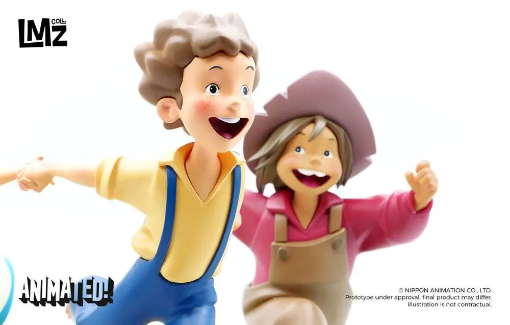 The Adventures of Tom Sawyer Animated! Statue Tom, Huck &amp; Becky 23 cm product photo