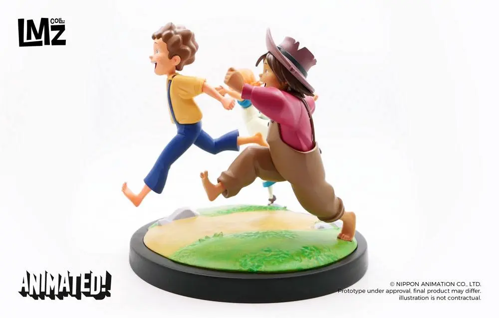 The Adventures of Tom Sawyer Animated! Statue Tom, Huck &amp; Becky 23 cm product photo