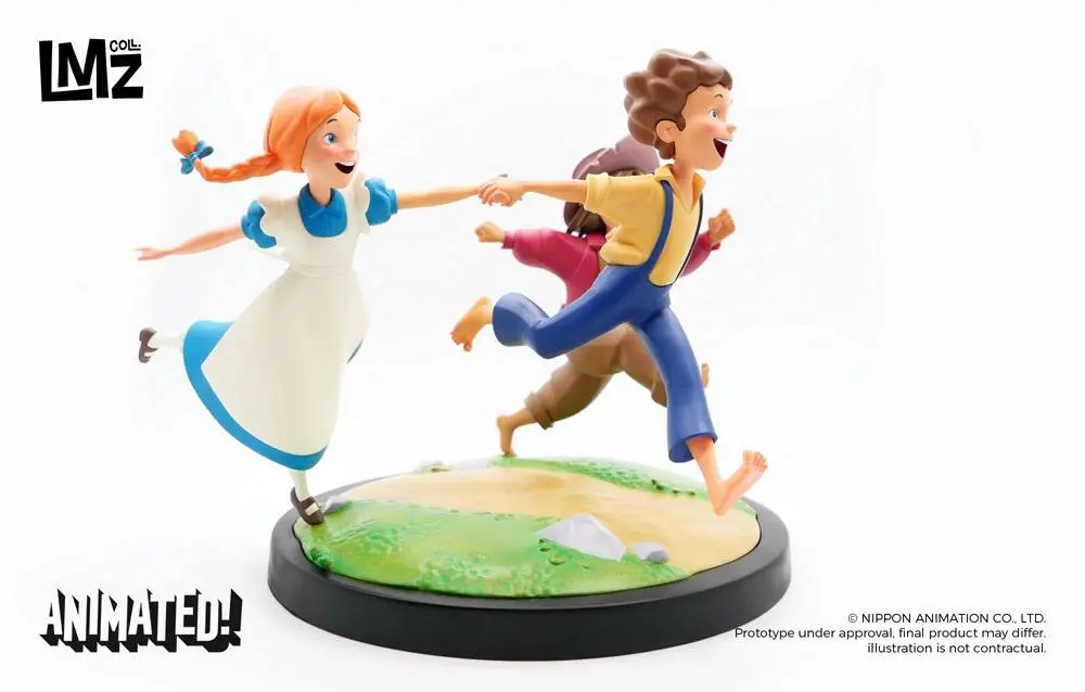 The Adventures of Tom Sawyer Animated! Statue Tom, Huck &amp; Becky 23 cm product photo