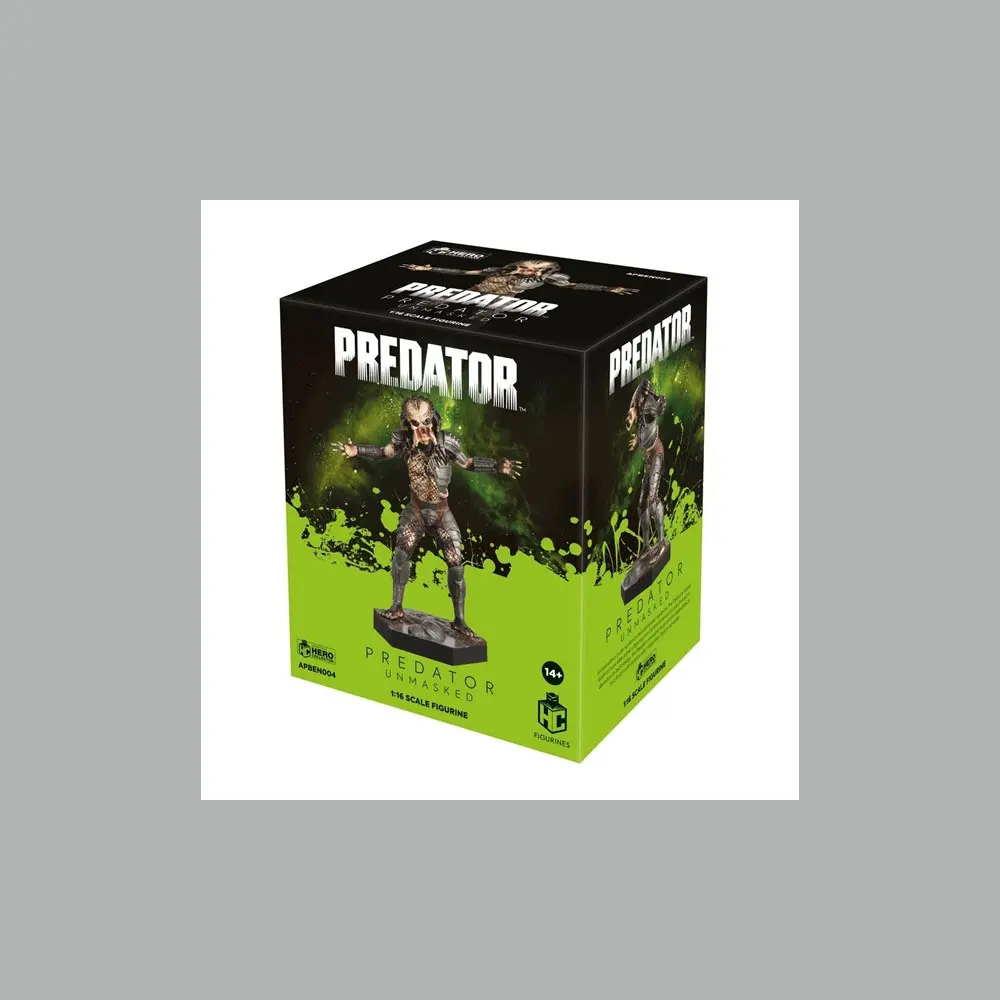 The Alien vs. Predator Collection Statue 1/16 Unmasked Predator 15 cm product photo