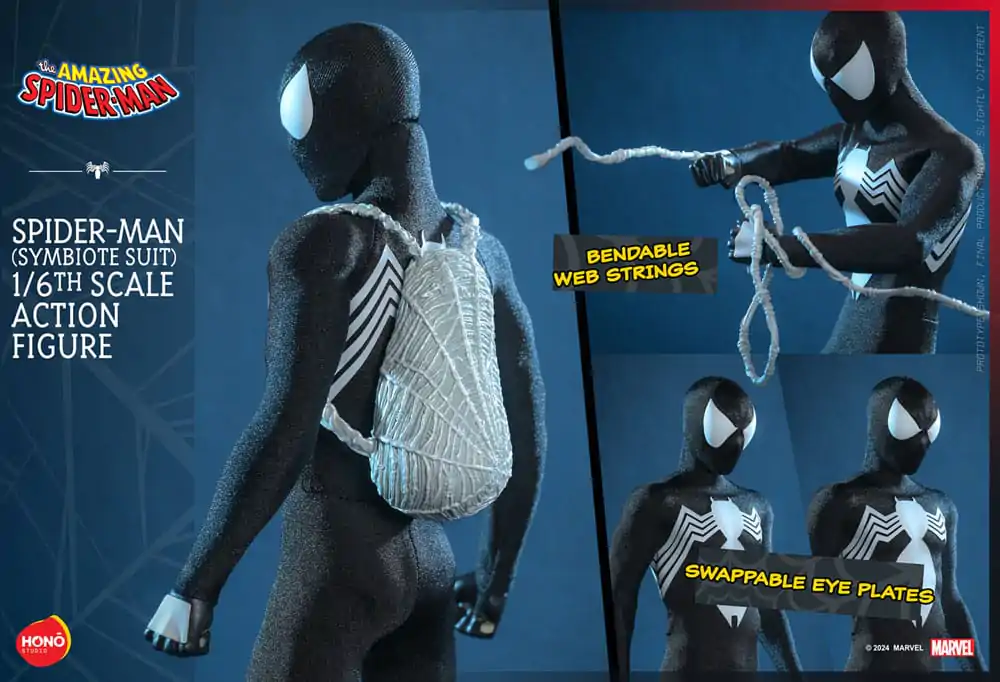 The Amazing Spider-Man Action Figure 1/6 Spider-Man (Symbiote Suit) 30 cm product photo