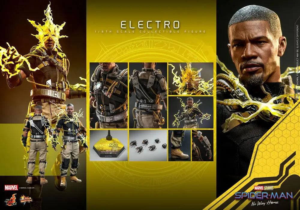 The Amazing Spider-Man 2 Movie Masterpiece Action Figure 1/6 Electro 29 cm product photo