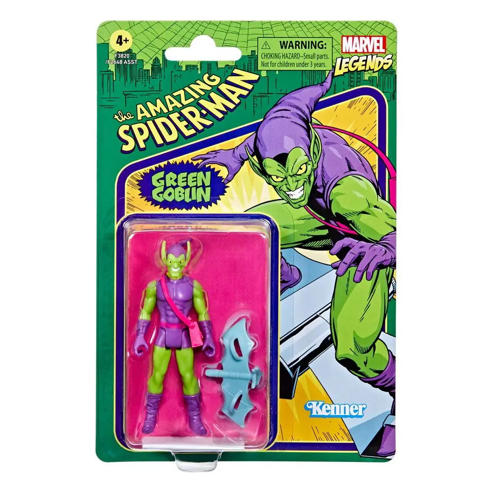 The Amazing Spider-Man Marvel Legends Retro Collection Action Figure 2022 Green Goblin 10 cm product photo