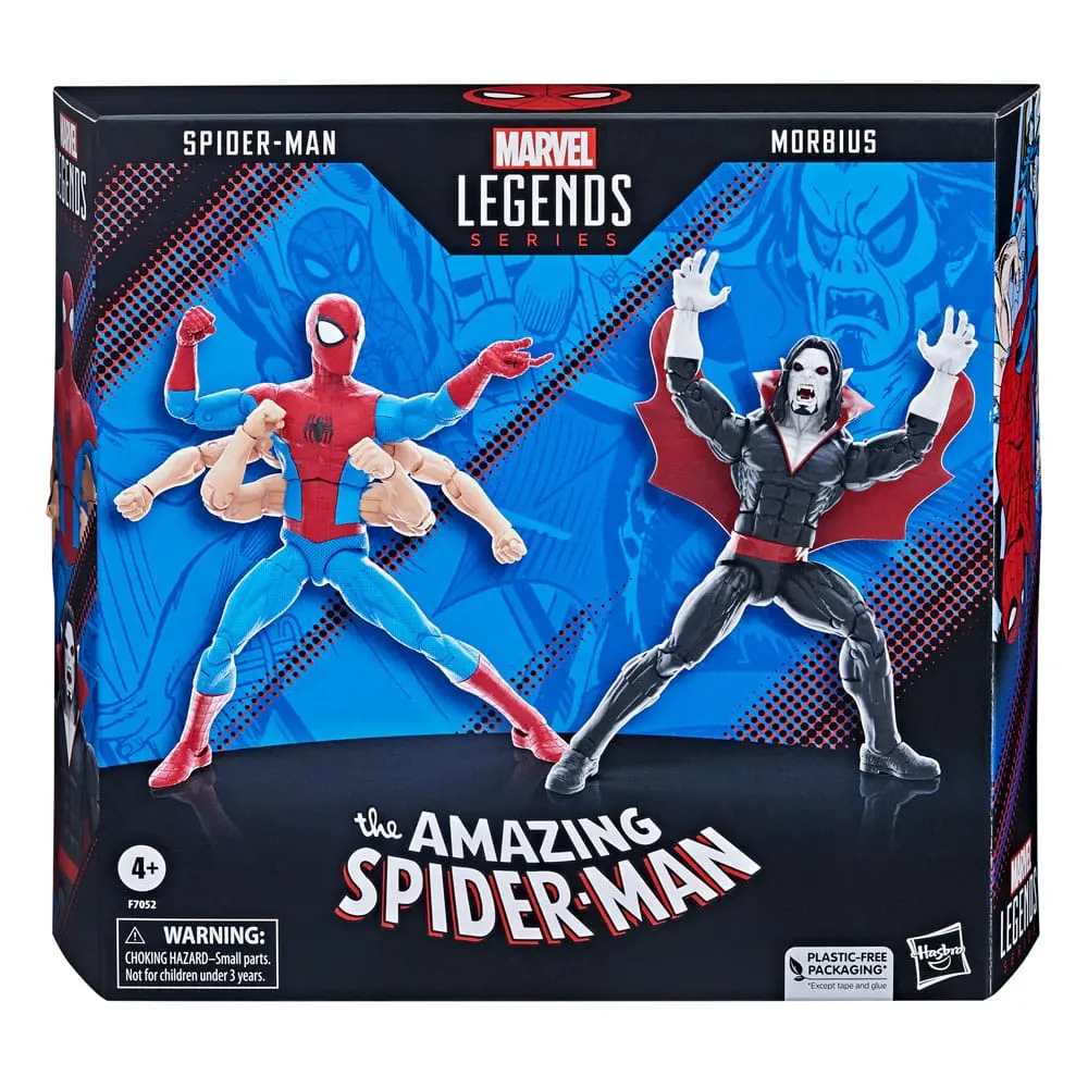 The Amazing Spider-Man Marvel Legends Action Figure 2-Pack Spider-Man &amp; Morbius 15 cm product photo