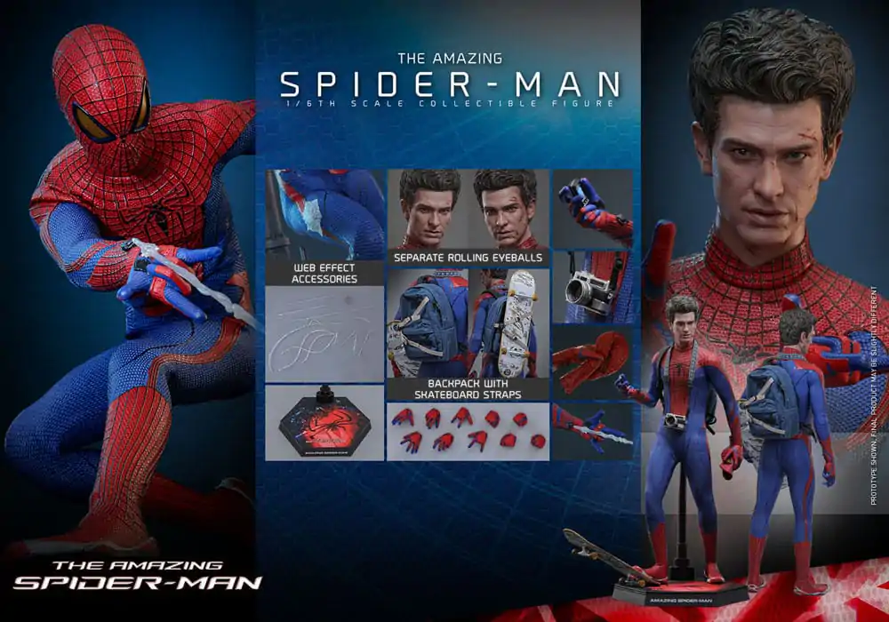 The Amazing Spider-Man Movie Masterpiece Action Figure 1/6 Spider-Man 30 cm product photo