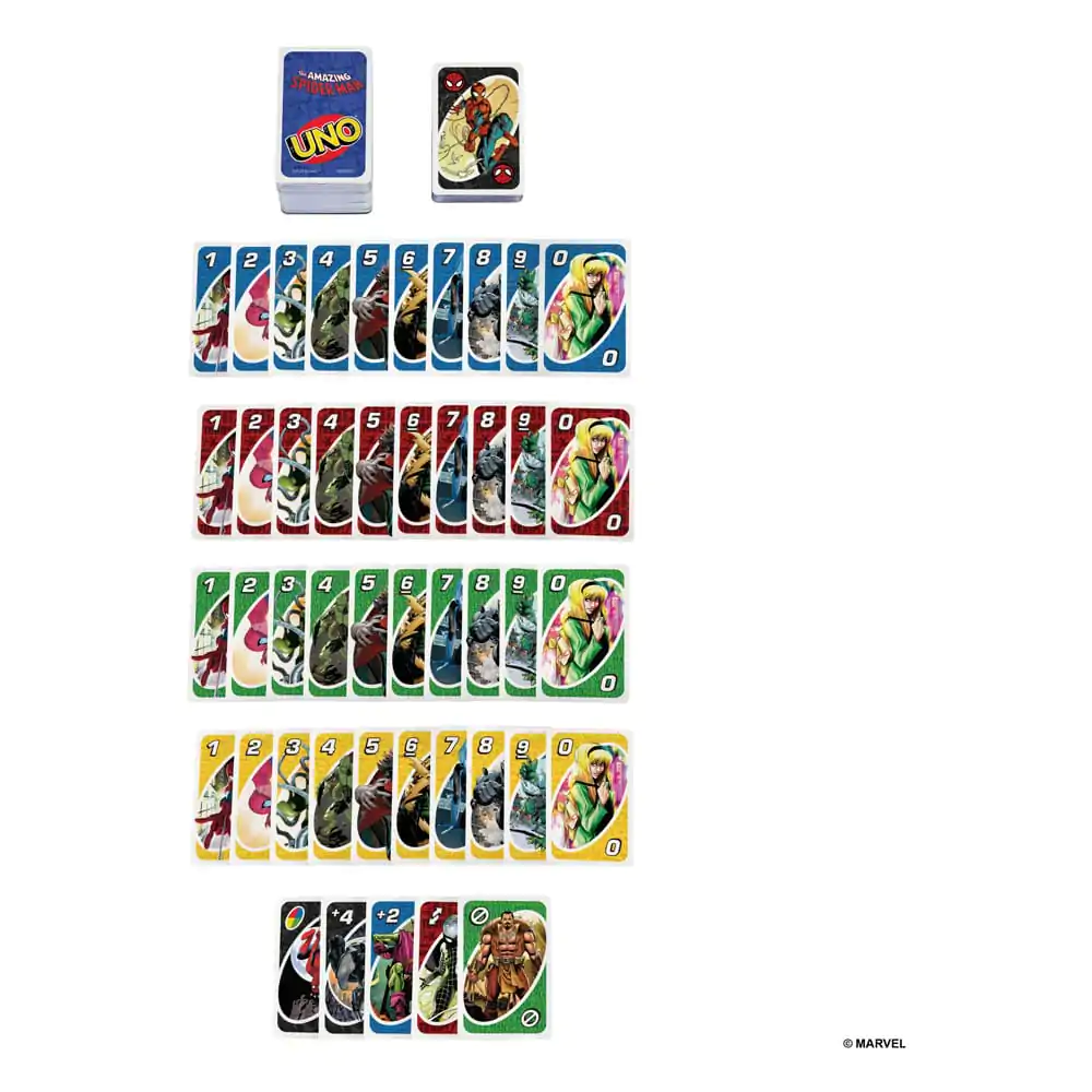 The Amazing Spider-Man Card Game UNO product photo