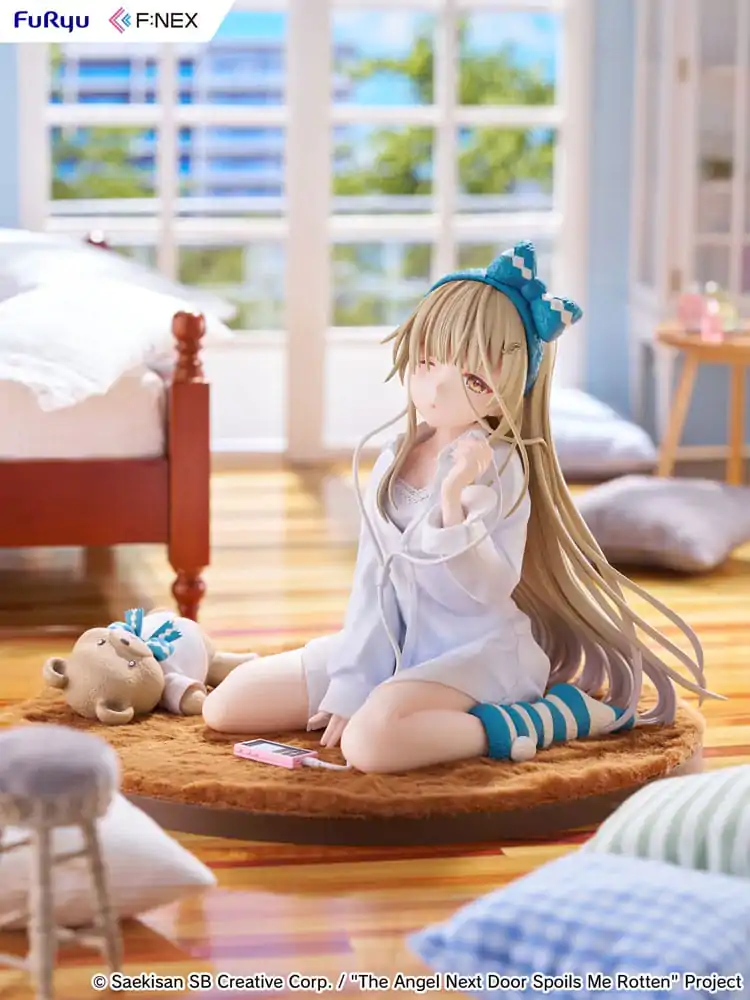 The Angel Next Door Spoils Me Rotten F:Nex PVC Statue 1/7 Mahiru Shiina Relax Ver. 14 cm product photo