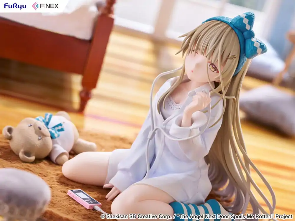 The Angel Next Door Spoils Me Rotten F:Nex PVC Statue 1/7 Mahiru Shiina Relax Ver. 14 cm product photo