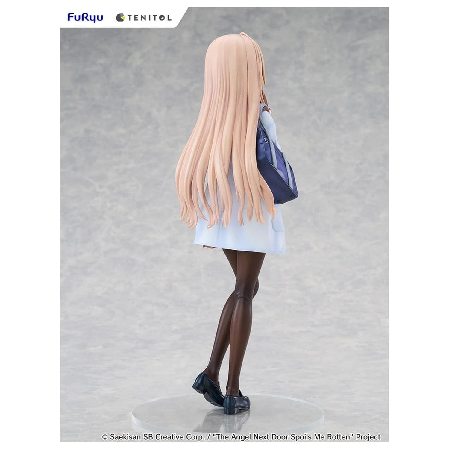 The Angel Next Door Spoils Me Rotten Tenitol Tall PVC Figure Mahiru Shiina Winter clothes Ver. 30 cm product photo