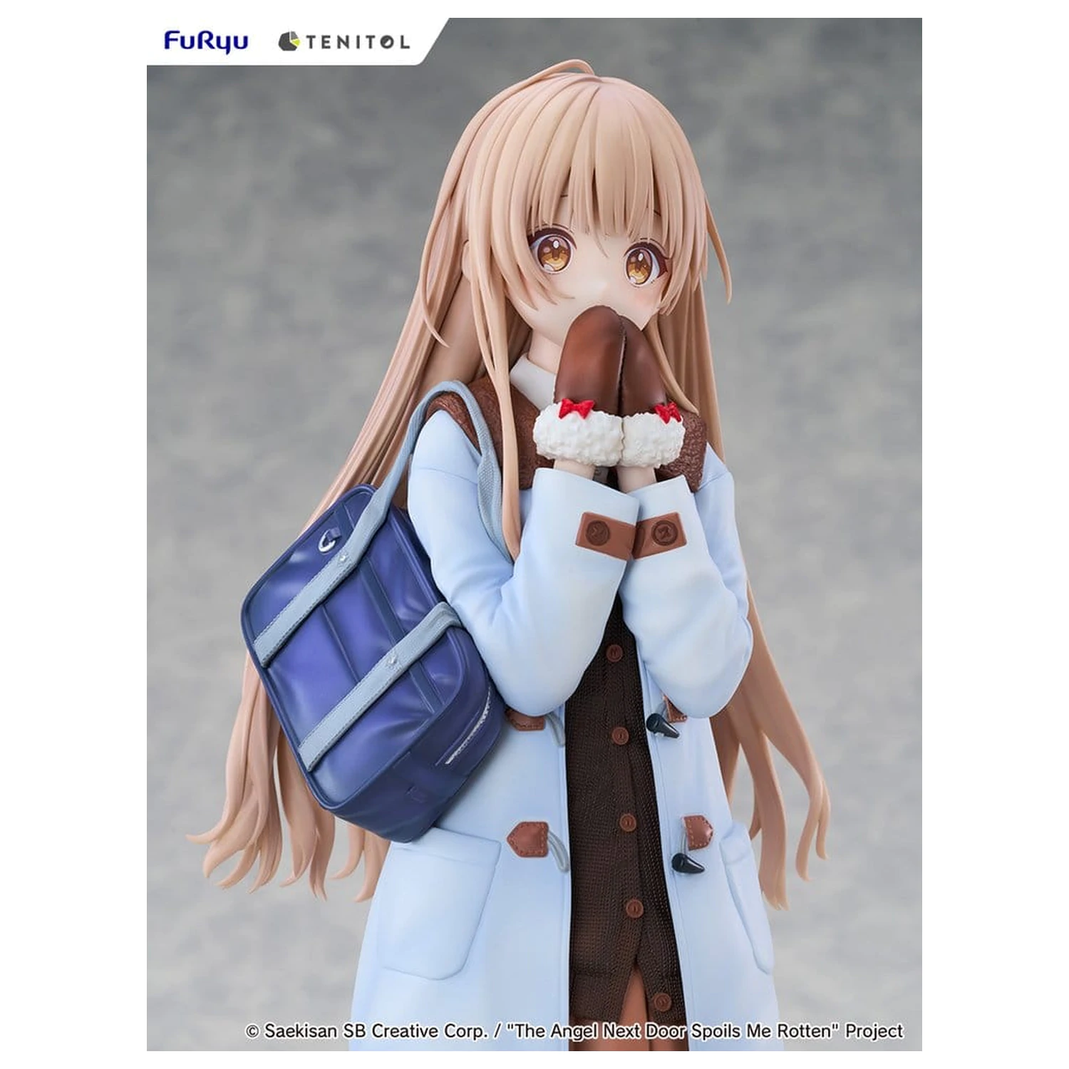 The Angel Next Door Spoils Me Rotten Tenitol Tall PVC Figure Mahiru Shiina Winter clothes Ver. 30 cm product photo