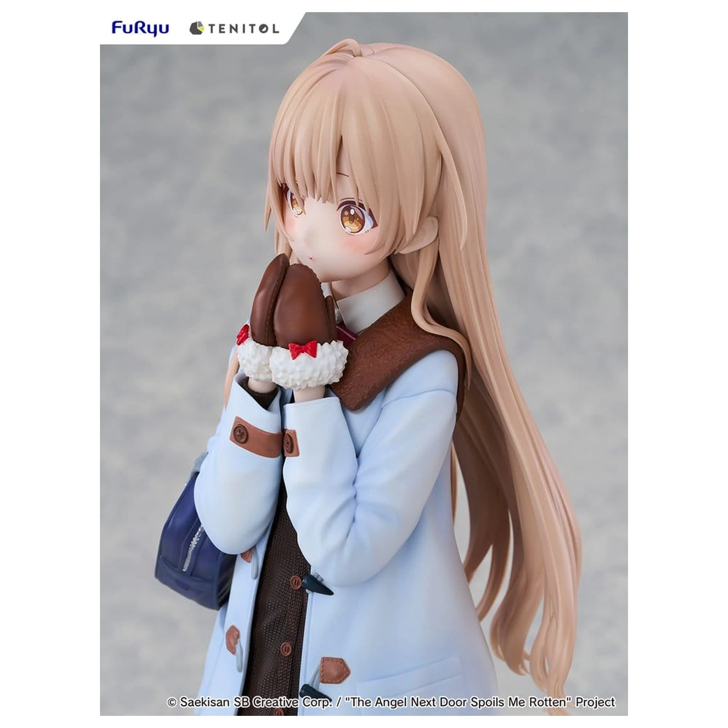 The Angel Next Door Spoils Me Rotten Tenitol Tall PVC Figure Mahiru Shiina Winter clothes Ver. 30 cm product photo