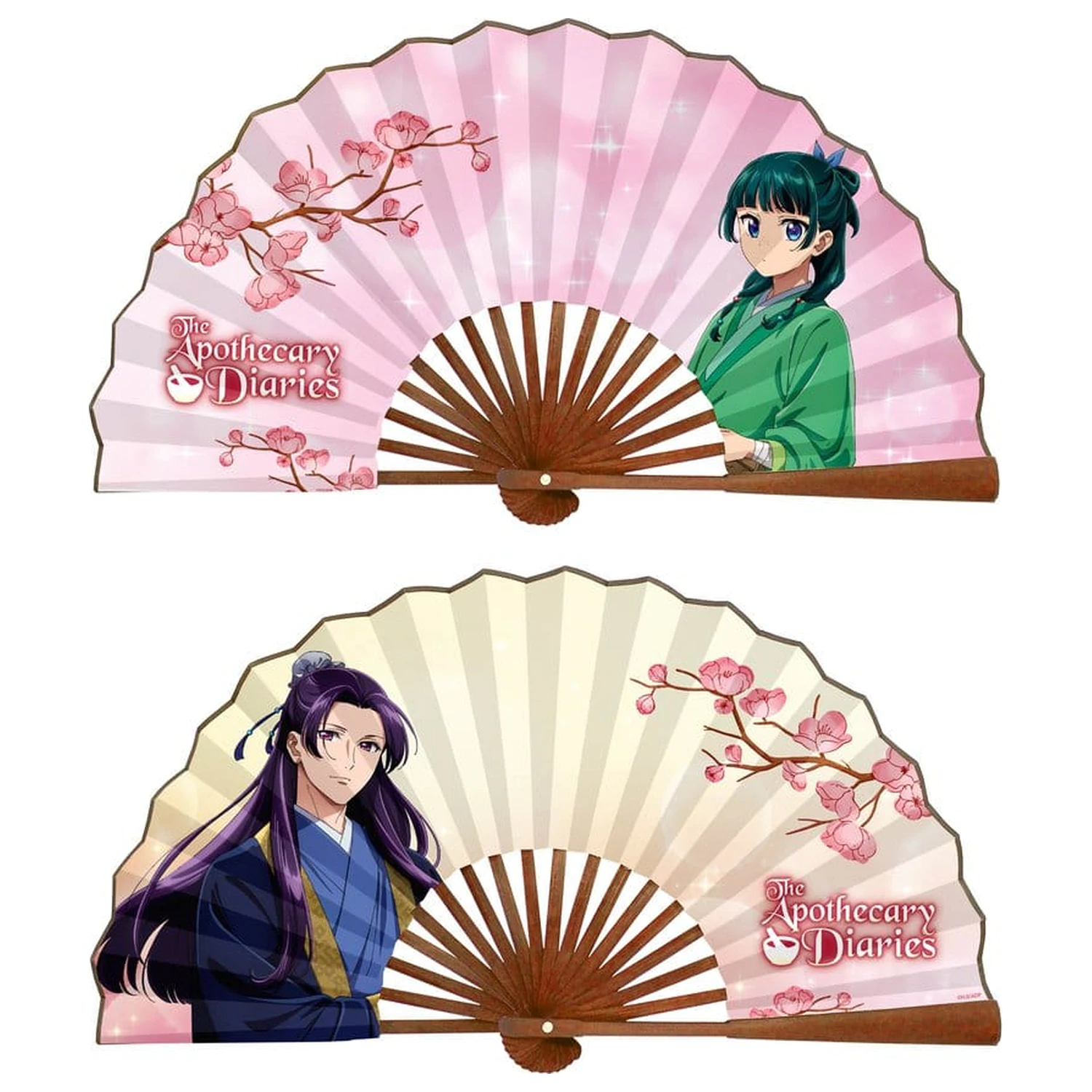 The Apothecary Diaries Japanese Bamboo Fan Maomao & Jinshi product photo