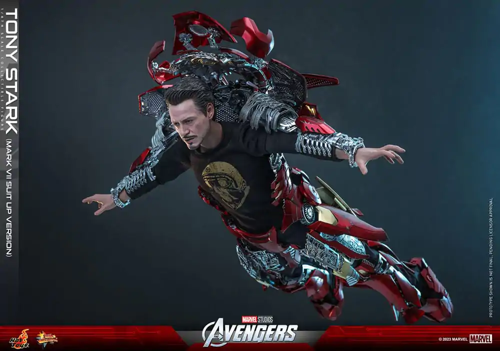 The Avengers Movie Masterpiece Action Figure 1/6 Tony Stark (Mark VII Suit-Up Version) 31 cm product photo