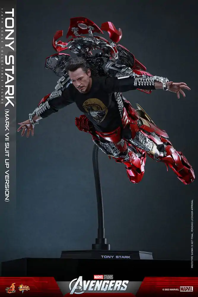 The Avengers Movie Masterpiece Action Figure 1/6 Tony Stark (Mark VII Suit-Up Version) 31 cm product photo