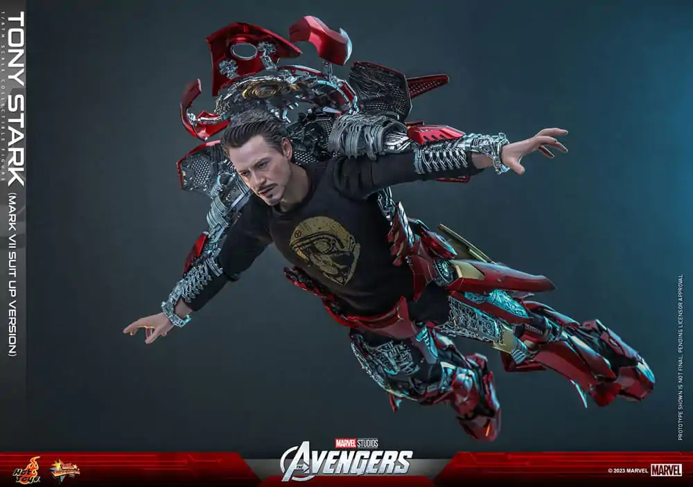 The Avengers Movie Masterpiece Action Figure 1/6 Tony Stark (Mark VII Suit-Up Version) 31 cm product photo