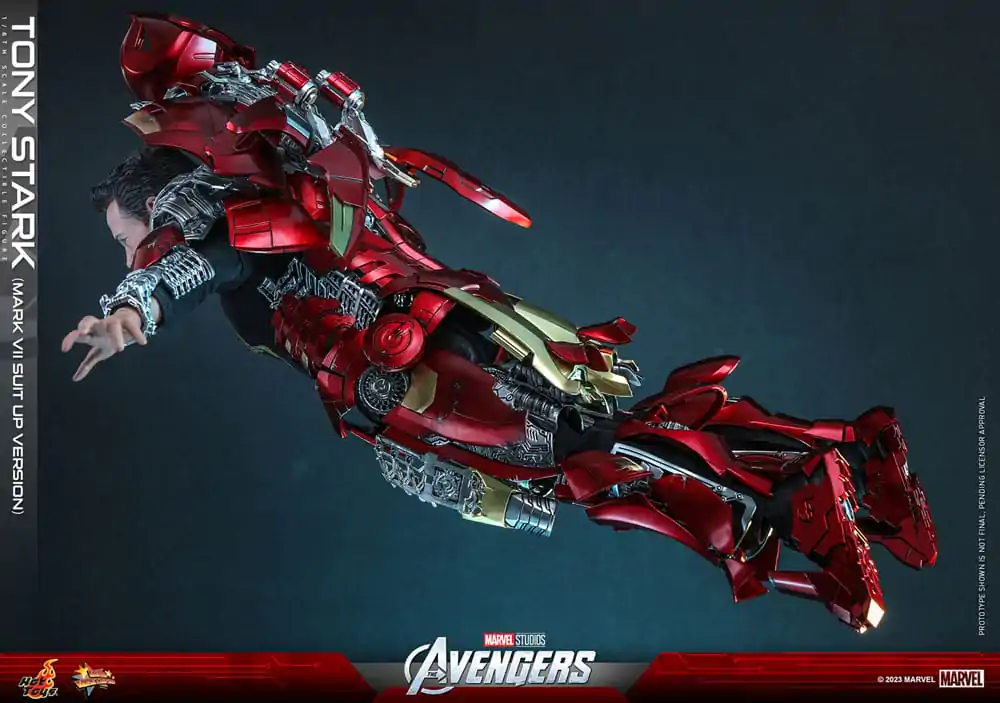The Avengers Movie Masterpiece Action Figure 1/6 Tony Stark (Mark VII Suit-Up Version) 31 cm product photo