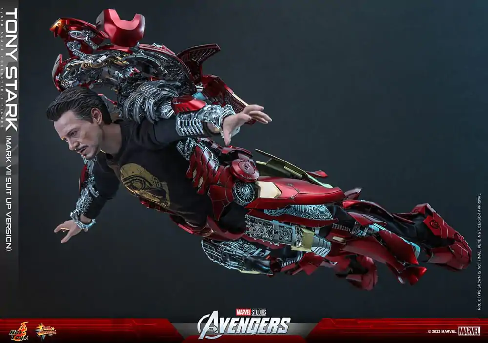 The Avengers Movie Masterpiece Action Figure 1/6 Tony Stark (Mark VII Suit-Up Version) 31 cm product photo