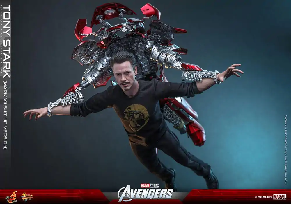 The Avengers Movie Masterpiece Action Figure 1/6 Tony Stark (Mark VII Suit-Up Version) 31 cm product photo