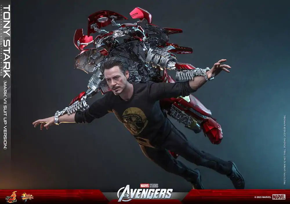 The Avengers Movie Masterpiece Action Figure 1/6 Tony Stark (Mark VII Suit-Up Version) 31 cm product photo