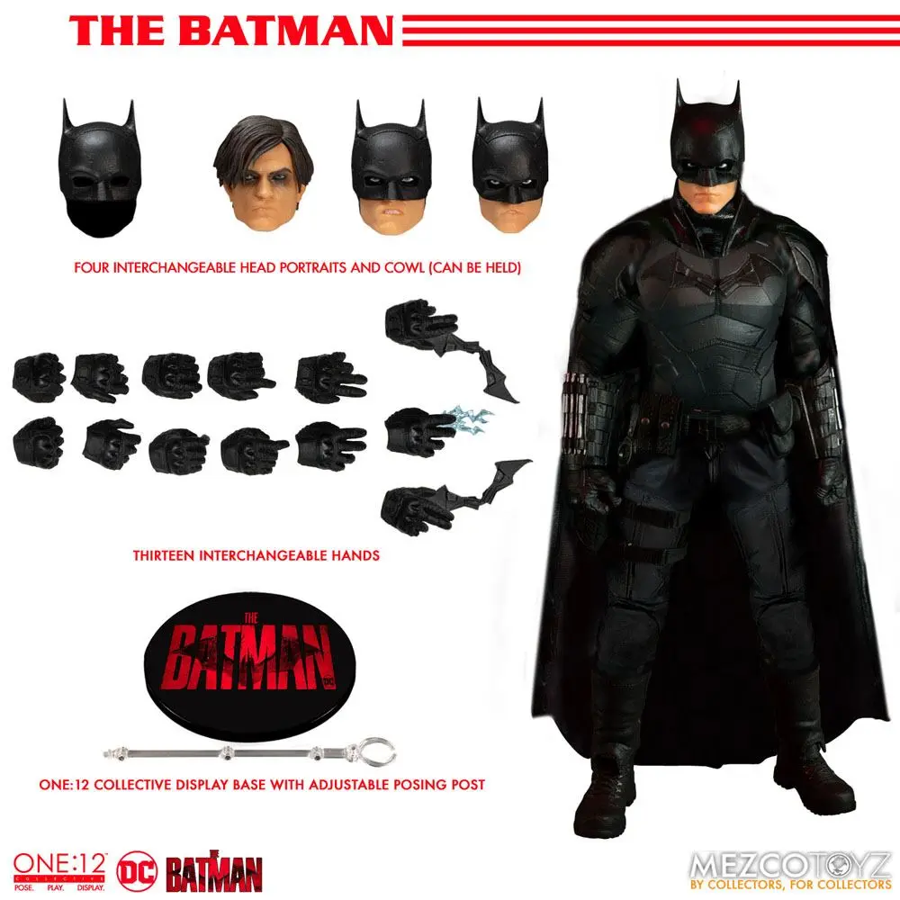 The Batman Action Figure 1/12 The Batman 17 cm product photo