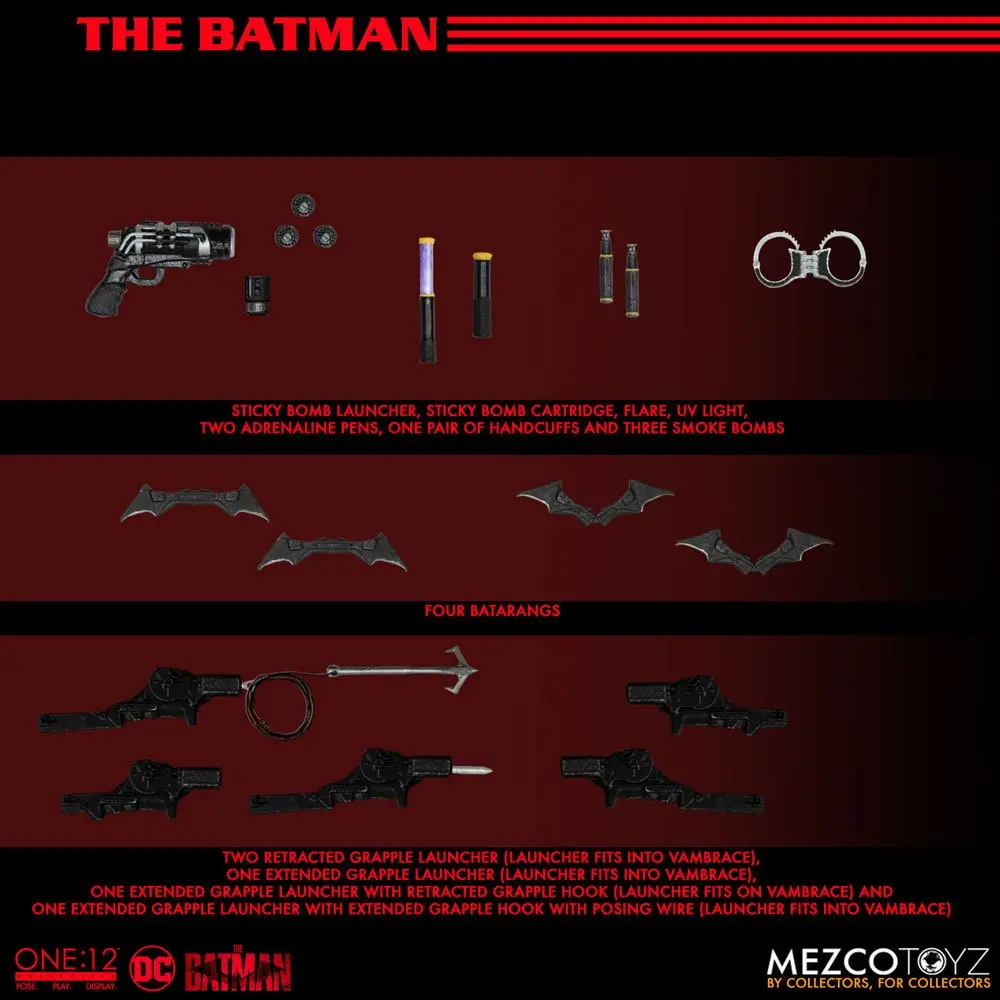 The Batman Action Figure 1/12 The Batman 17 cm product photo