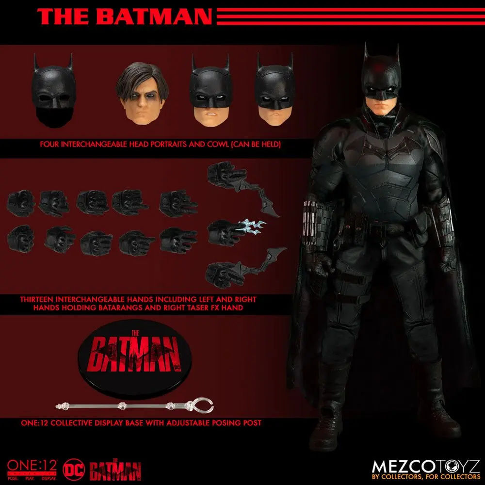 The Batman Action Figure 1/12 The Batman 17 cm product photo