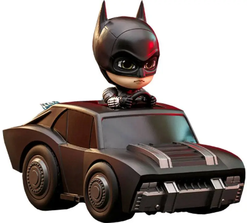 The Batman Cosbaby Mini Figure Set Batman &amp; Batmobile 12 cm product photo