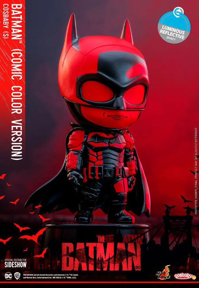 The Batman Cosbaby Mini Figure Batman (Comic Color Version) 12 cm product photo