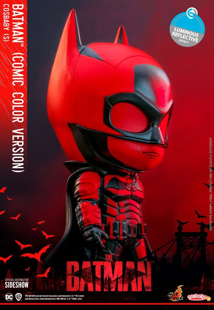 The Batman Cosbaby Mini Figure Batman (Comic Color Version) 12 cm product photo
