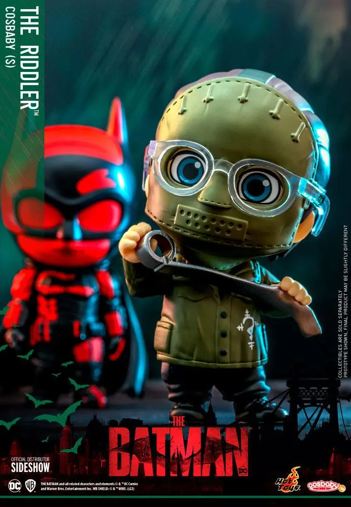 The Batman Cosbaby Mini Figure The Riddler (with Tape) 12 cm product photo