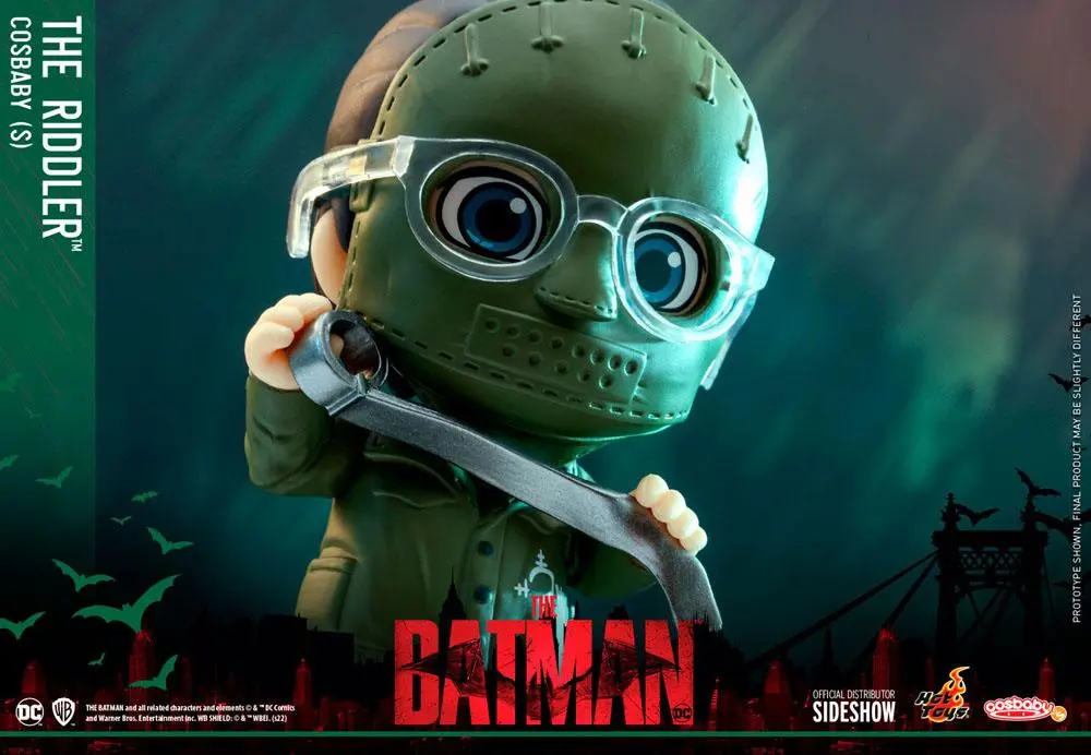 The Batman Cosbaby Mini Figure The Riddler (with Tape) 12 cm product photo