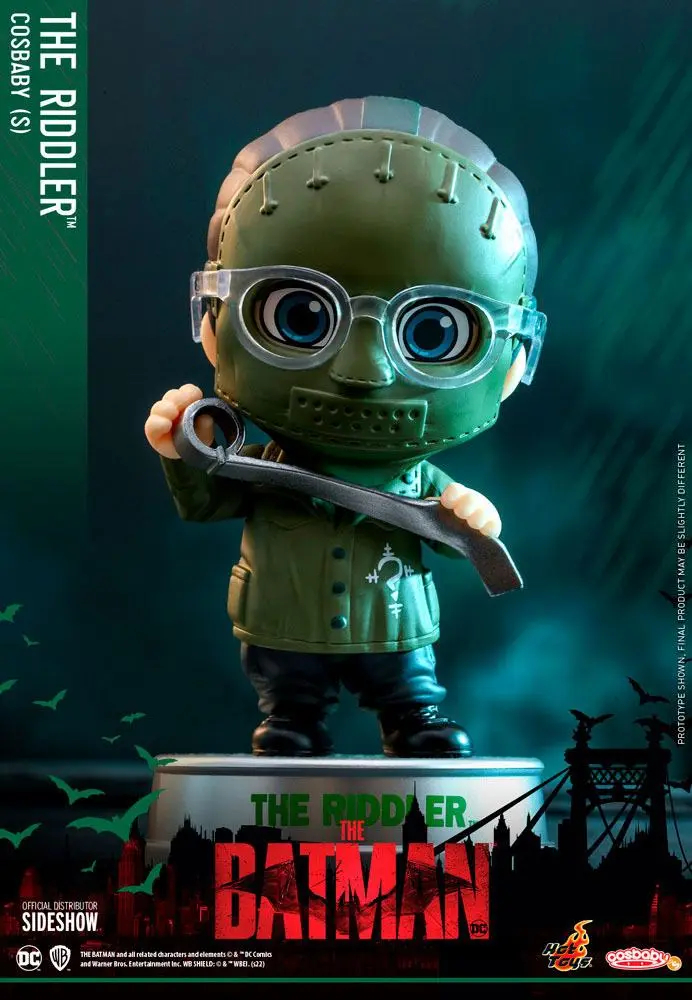 The Batman Cosbaby Mini Figure The Riddler (with Tape) 12 cm product photo