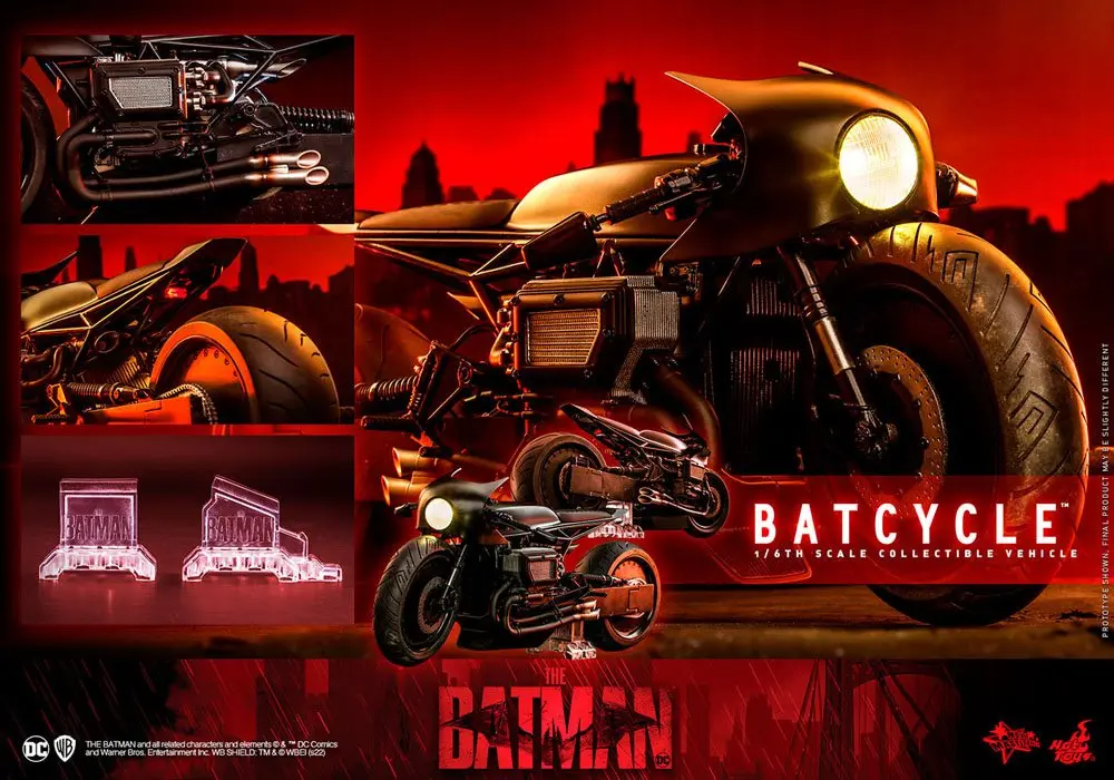 The Batman Movie Masterpiece Vehicle 1/6 Batcycle 42 cm product photo