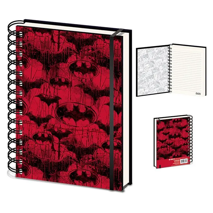 The Batman Wiro Notebook A5 Red product photo