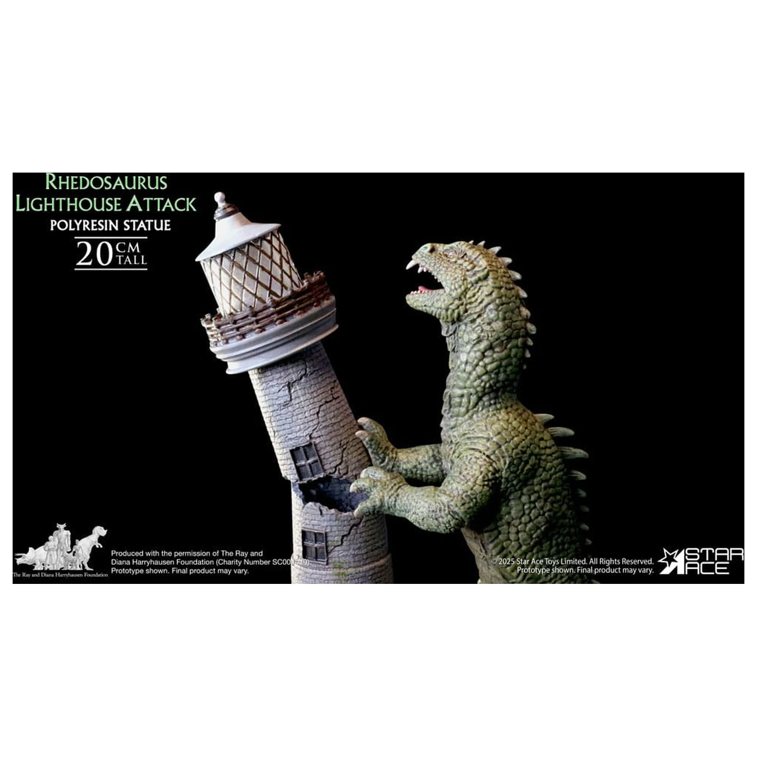 The Beast from 20,000 Fathoms Resin Statue 1/8 Ray Harryhausens Rhedosaurus 20 cm product photo