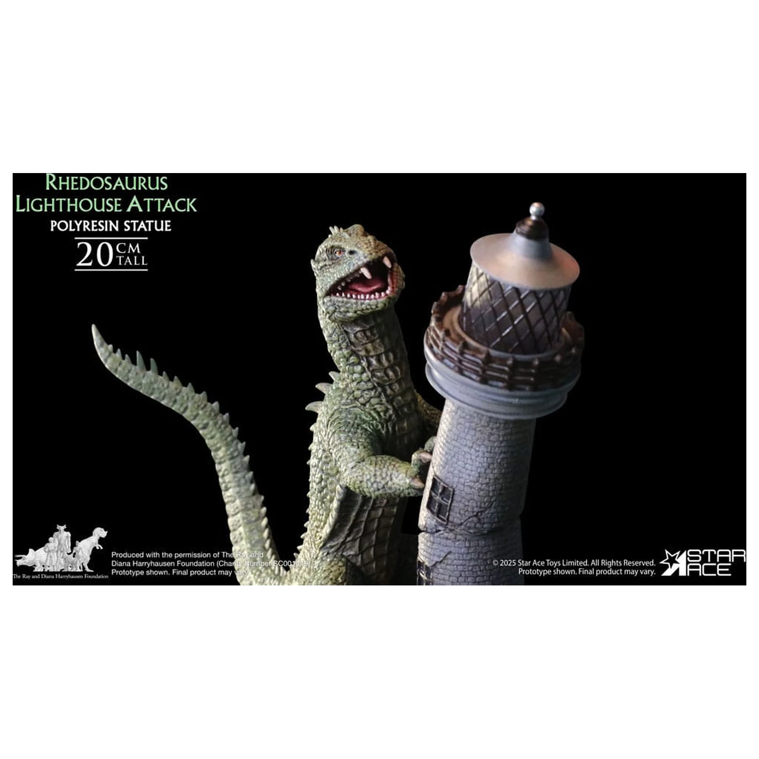 The Beast from 20,000 Fathoms Resin Statue 1/8 Ray Harryhausens Rhedosaurus 20 cm product photo