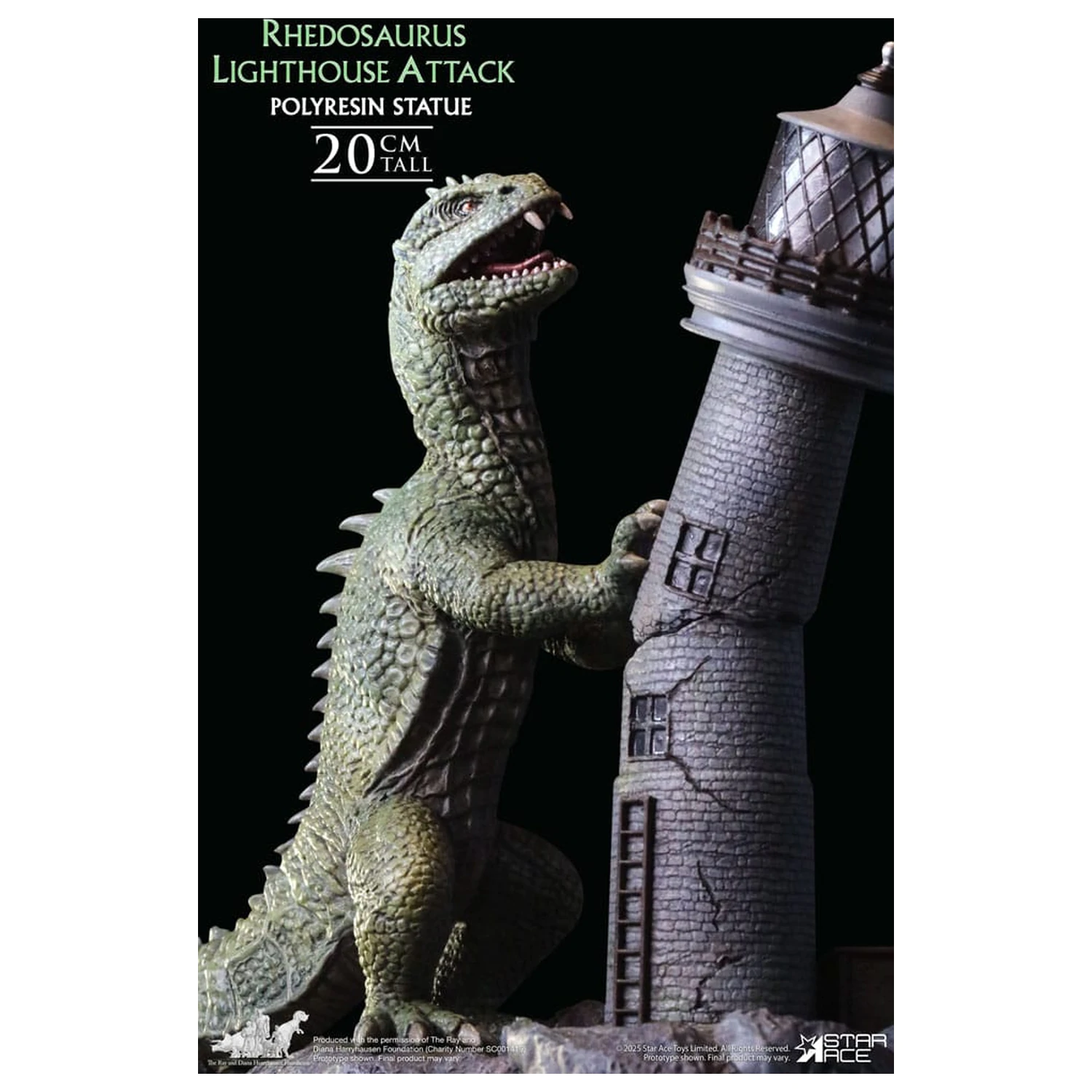 The Beast from 20,000 Fathoms Resin Statue 1/8 Ray Harryhausens Rhedosaurus 20 cm product photo