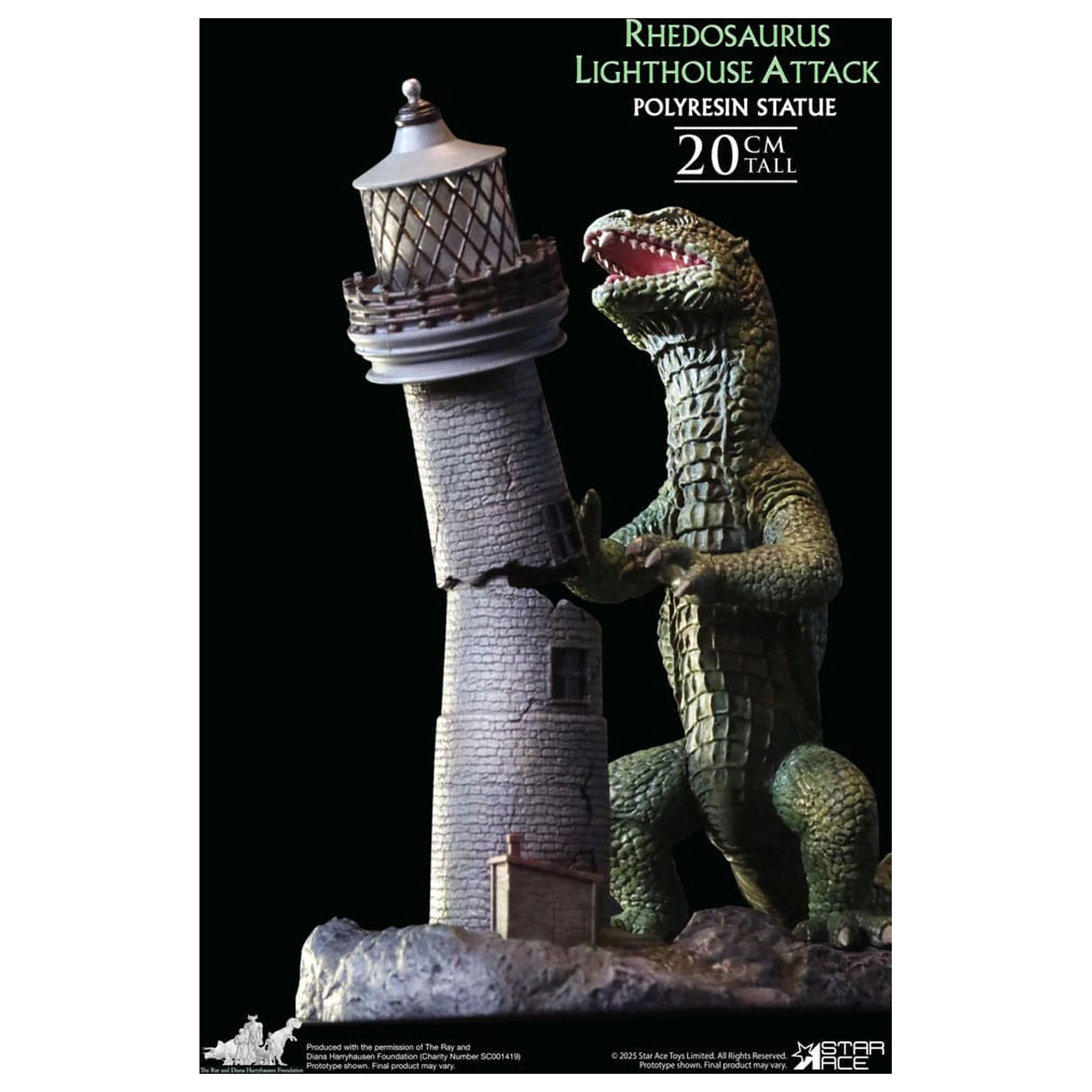 The Beast from 20,000 Fathoms Resin Statue 1/8 Ray Harryhausens Rhedosaurus 20 cm product photo