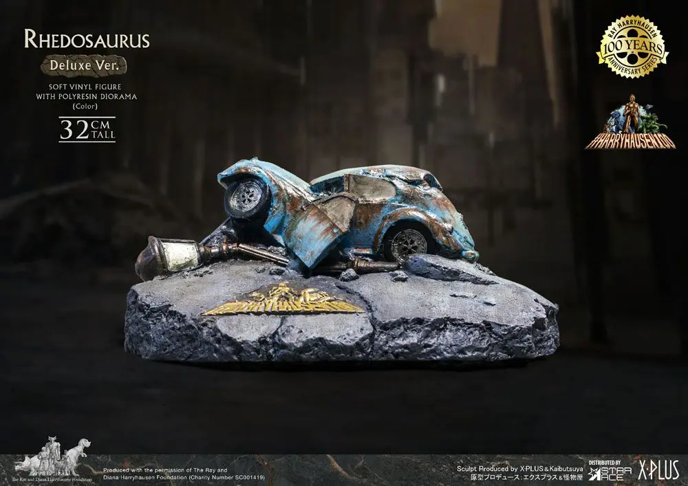 The Beast from 20,000 Fathoms Soft Vinyl Statue Ray Harryhausens Rhedosaurus Color Deluxe Ver. product photo