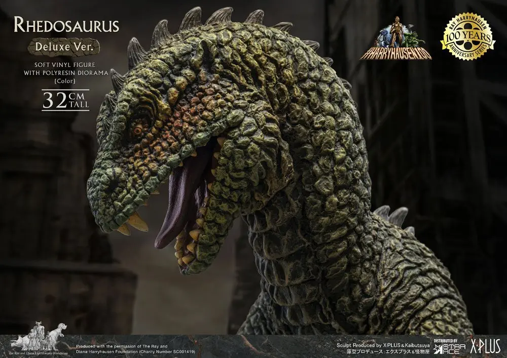 The Beast from 20,000 Fathoms Soft Vinyl Statue Ray Harryhausens Rhedosaurus Color Deluxe Ver. product photo